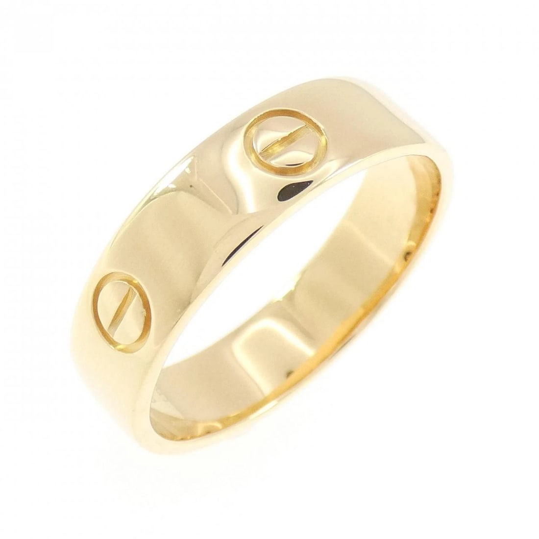 CARTIER LOVE RING: cartier love ring Brand: CARTIER Type/Style: Cartier Ring Material: 750 yellow gold, Color: YELLOW GOLD Size: US11(65) Accessories: None Accessories Notice: When purchasing pre-owned goods
