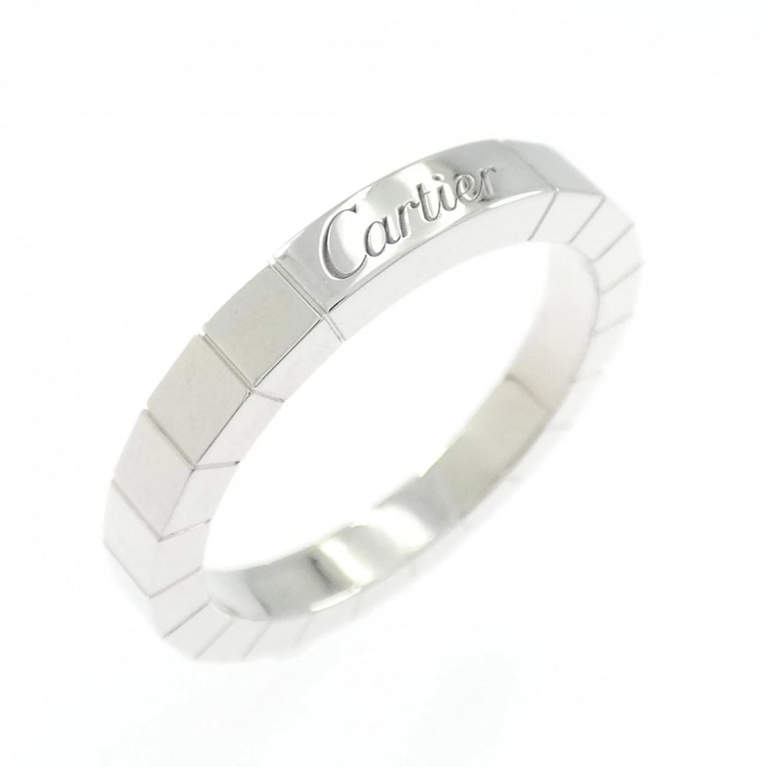 CARTIER LANIER RING: Cartier Lanier Ring Brand: CARTIER Type/Style: Cartier Ring Material: 750 white gold, Color: WHITE GOLD Size: US7 1/2(56) Accessories: None Accessories Notice: When purchasing pre-owned goods, please