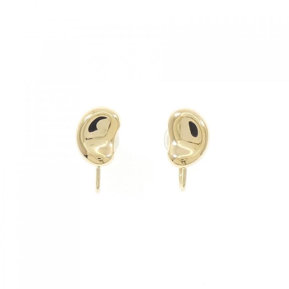 TIFFANY & CO. BEANS EARRINGS: TIFFANY & Co. Beans Earrings Brand: TIFFANY&Co. Type/Style: TIFFANY&Co. Pierce/Earring Material: 750 yellow gold, Color: YELLOW GOLD Size: Actual Size Approx. height x width: 16.6mm x 8.3mm