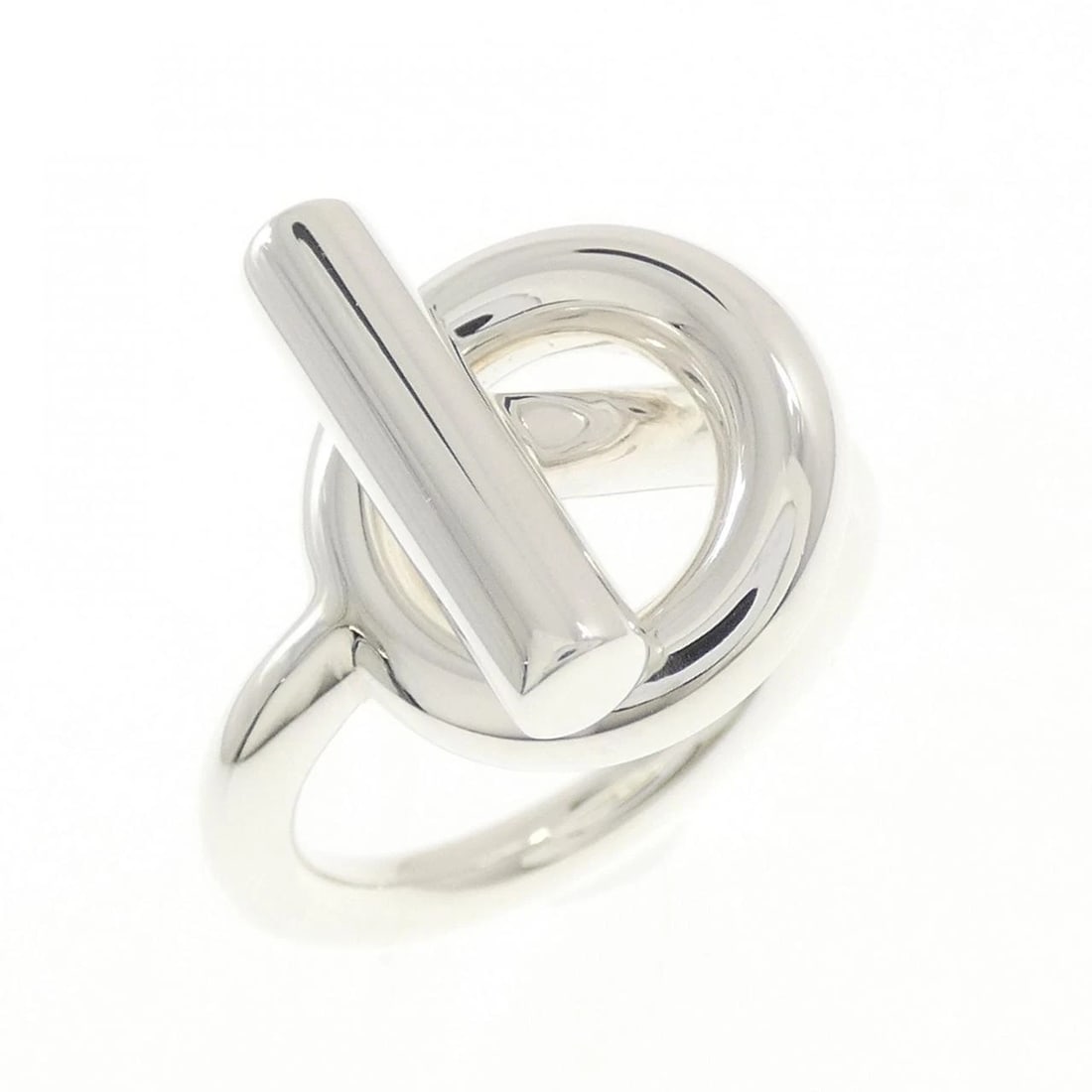 HERMES ECHAPPE RING: Hermes Echappe Ring Brand: HERMES Type/Style: Hermes Ring Material: 925Silver, Color: SILVER Size: US7(54) Accessories: None Accessories Notice: When purchasing pre-owned goods, please refer to the