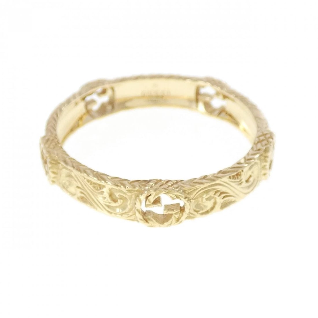 GUCCI INTERLOCKING G RING - 2