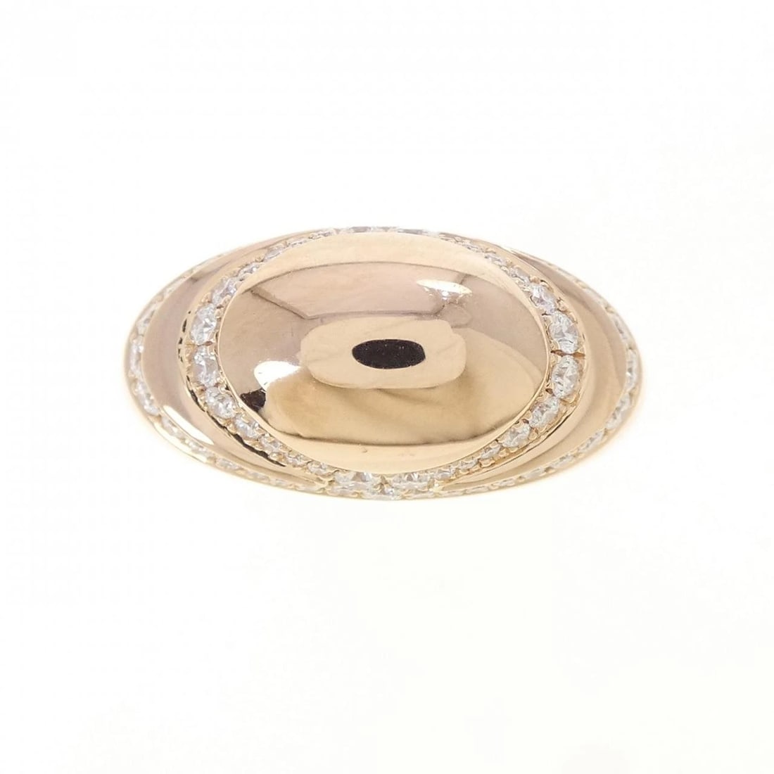 BVLGARI CABOCHON RING: Bvlgari Cabochon Ring Brand: BVLGARI Type/Style: Bulgari Ring Material: 750 Pink Gold, Main Stone Natural Color: PINK GOLD Size: US8(57) Accessories: None Accessories Notice: When purchasi