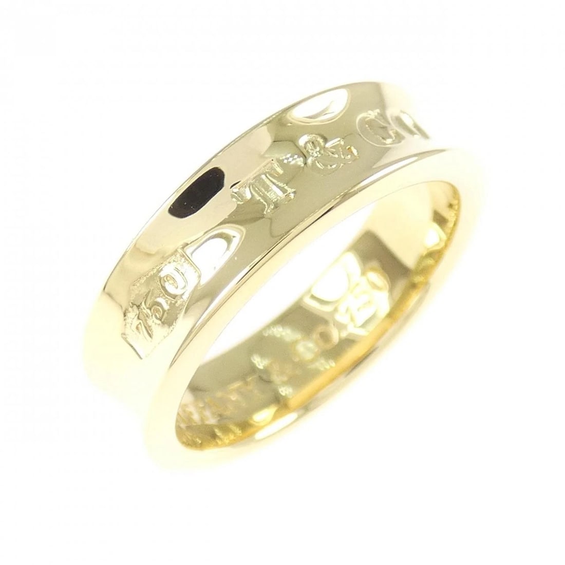 TIFFANY & CO. RING: TIFFANY & Co. Ring Brand: TIFFANY&Co. Type/Style: TIFFANY & Co. Ring Material: 750 yellow gold, Color: Yellow Gold Size: US7 1/2 Accessories: None Accessories Notice: When purchasing pre-owned goods,