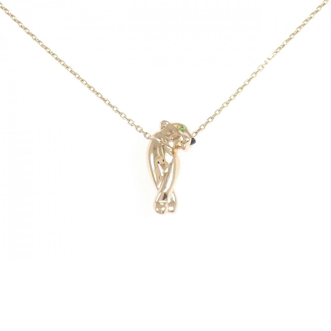 CARTIER PANTHERE NECKLACE: Cartier PANTHERE Necklace Brand: CARTIER Type/Style: Cartier Necklace Material: 750 Pink Gold, Main Stone Garnet Color: Pink Gold Size: length 39?42cm Actual Size Pendant length approx. x width