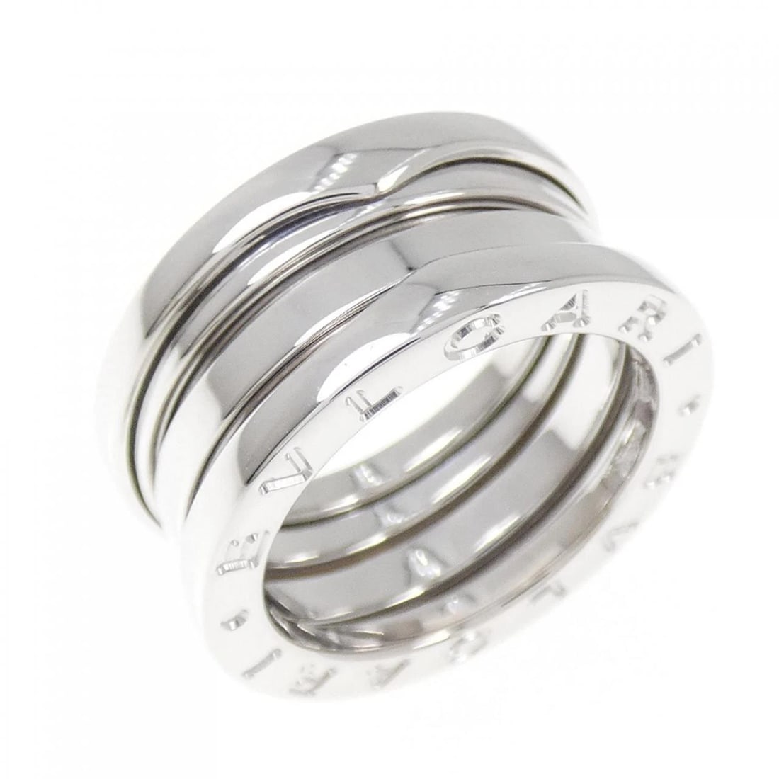 BVLGARI RING: Bvlgari Ring Brand: BVLGARI Type/Style: Bulgari Ring Material: 750 white gold, Color: White Gold Size: US4 1/2(48) Accessories: None Accessories Notice: When purchasing pre-owned goods, please refer