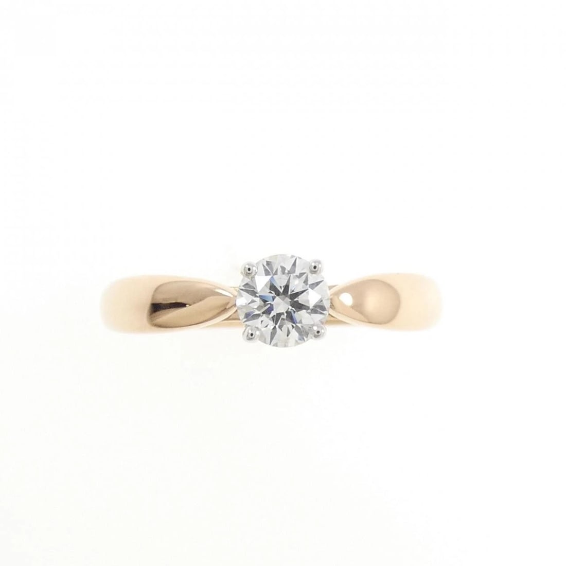 TIFFANY&CO. HARMONY RING: TIFFANY&Co. Harmony Ring Brand: TIFFANY&Co. Type/Style: TIFFANY & Co. Ring Material: 750 pink gold/Platinum950, Main Stone Natural Color: PG,Silver Size: US4 Accessories: None Accessories Notice: