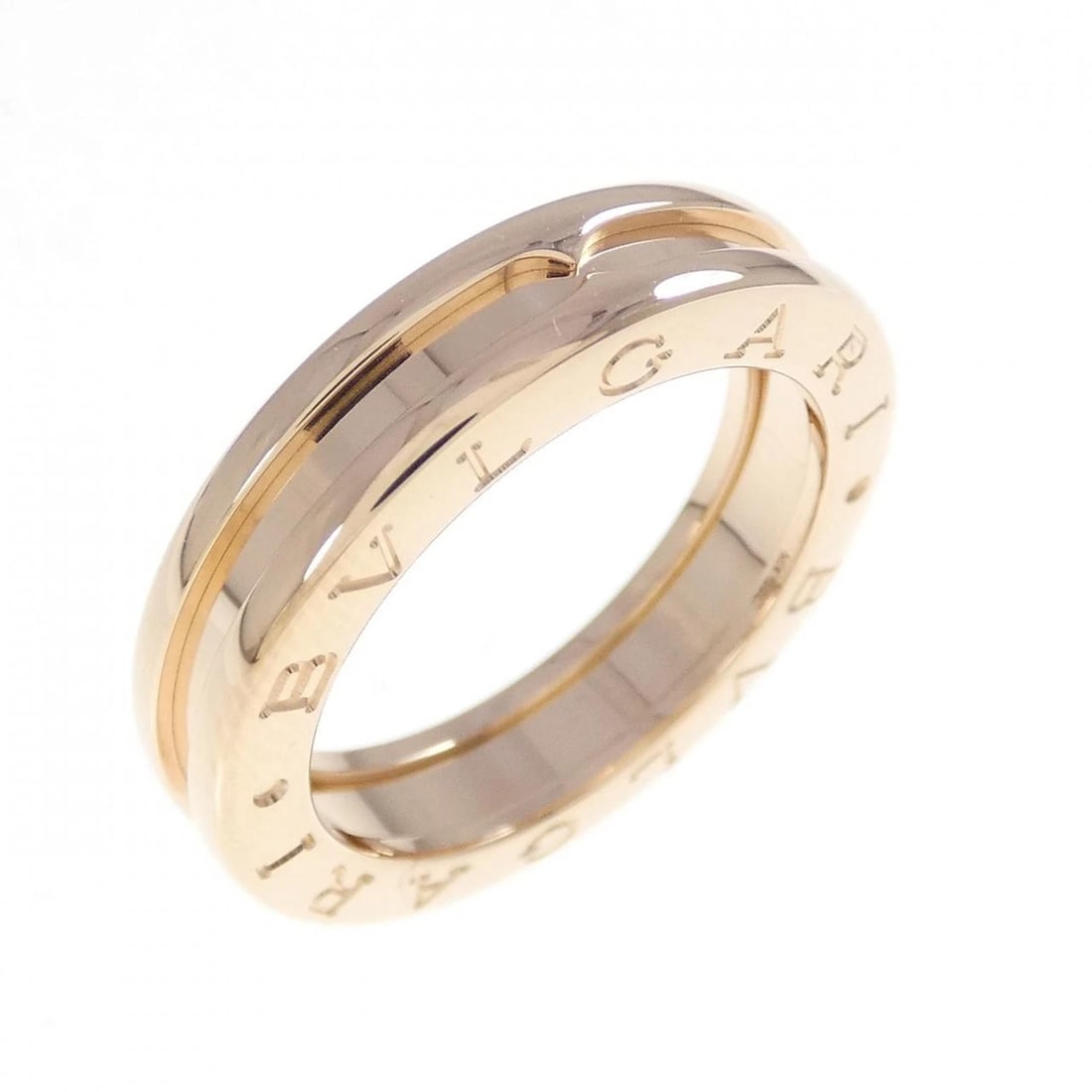 BVLGARI RING: Bvlgari ring Brand: BVLGARI Type/Style: Bulgari Ring Material: 750 Pink Gold, Color: Pink Gold Size: US6 1/4(53) Accessories: None Accessories Notice: When purchasing pre-owned goods, please refer to