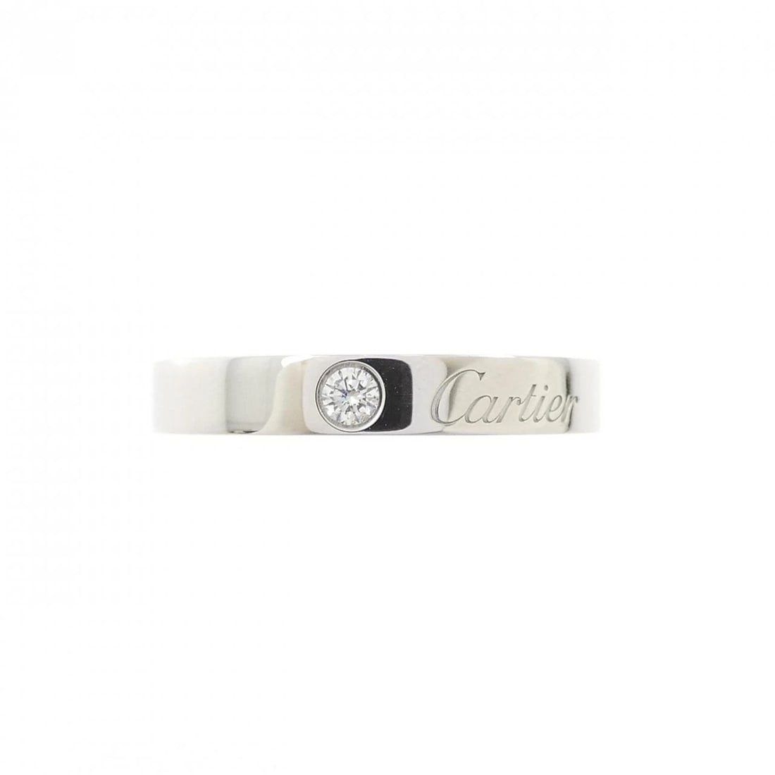 CARTIER WEDDING RING: Cartier Wedding Ring Brand: CARTIER Type/Style: Cartier Ring Material: Platinum950, Color: Silver Size: US5 1/4(50) Accessories: None Accessories Notice: When purchasing pre-owned goods, please refer
