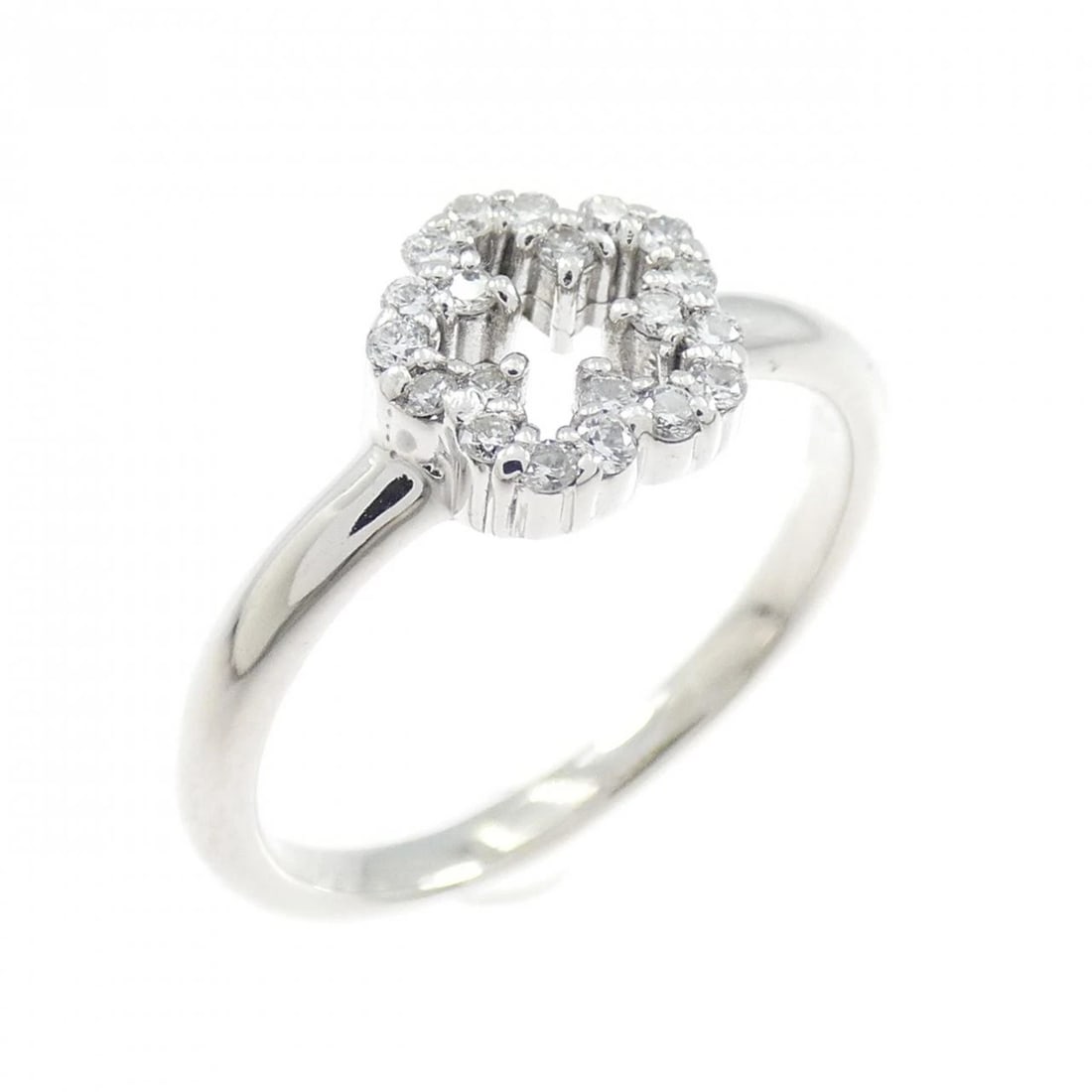 PONTE VECCHIO DIAMOND RING: Ponte Vecchio Diamond Ring Brand: Ponte Vecchio Type/Style: Ponte Vecchio Ring Material: K18 white gold, Main Stone Natural Color: White Gold Size: US3 1/4 Accessories: None Accessories Notice: When