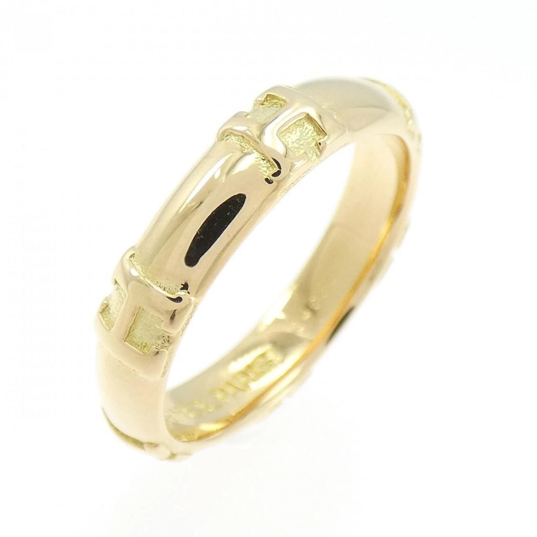 HERMES FIDELITE RING: Hermes Fidelite Ring Brand: HERMES Type/Style: Hermes Ring Material: K18 white gold, Color: White Gold Size: US7 Accessories: None Accessories Notice: When purchasing pre-owned goods, please refer to