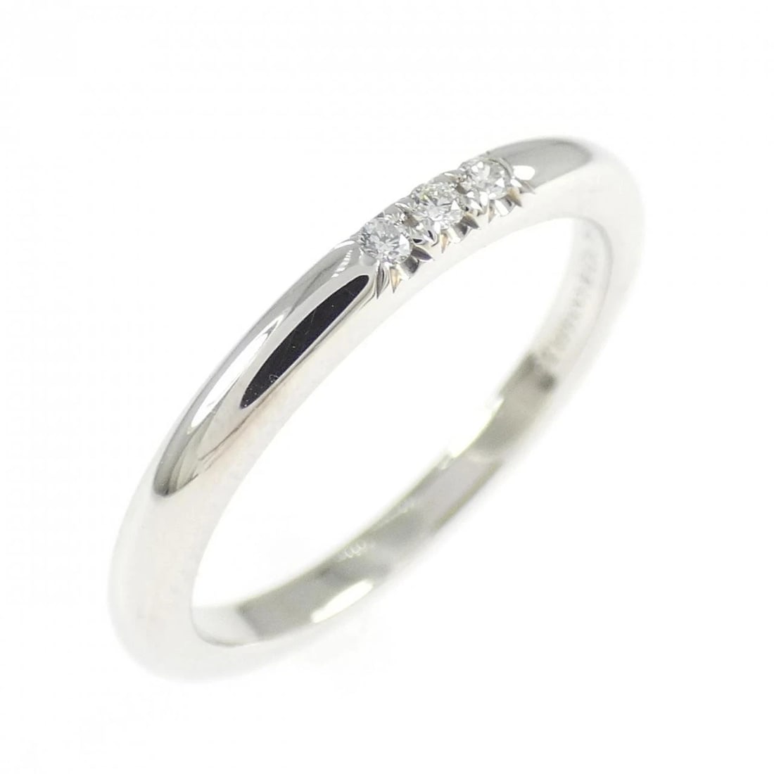TIFFANY & CO. BAND RING: TIFFANY & Co. Band Ring Brand: TIFFANY&Co. Type/Style: TIFFANY & Co. Ring Material: Platinum950, Main Stone Natural Color: Silver Size: US4 1/4 Accessories: None Accessories Notice: When purchasing