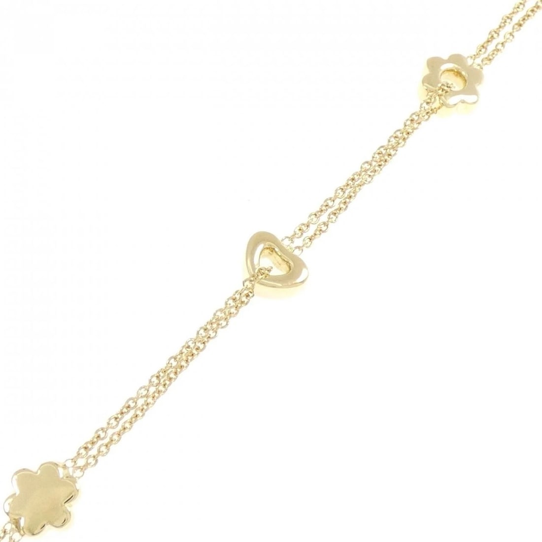 PONTE VECCHIO 750YG BRACELET: Ponte Vecchio 750YG Bracelet Brand: Ponte Vecchio Type/Style: Ponte Vecchio Bracelet Material: 750 yellow gold, Color: Yellow Gold Size: length18.5cmActual Size Max width approx: 8.8mm Accessories: