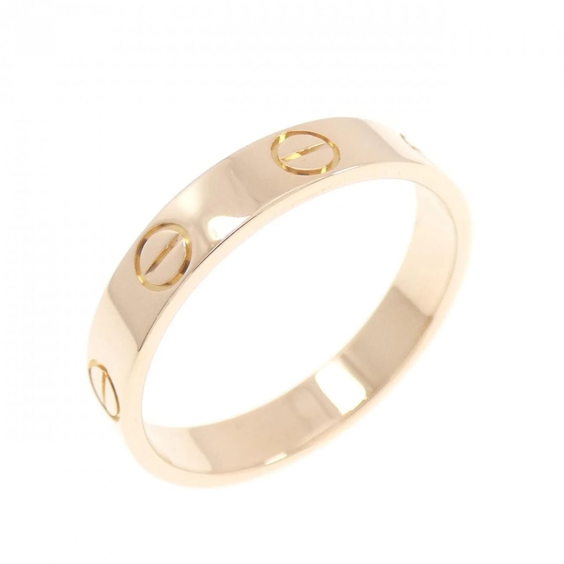 CARTIER MINI LOVE RING: Cartier Mini Love Ring Brand: CARTIER Type/Style: Cartier Ring Material: 750 Pink Gold, Color: Pink Gold Size: US6 1/2(53) Accessories: None Accessories Notice: When purchasing pre-owned goods,