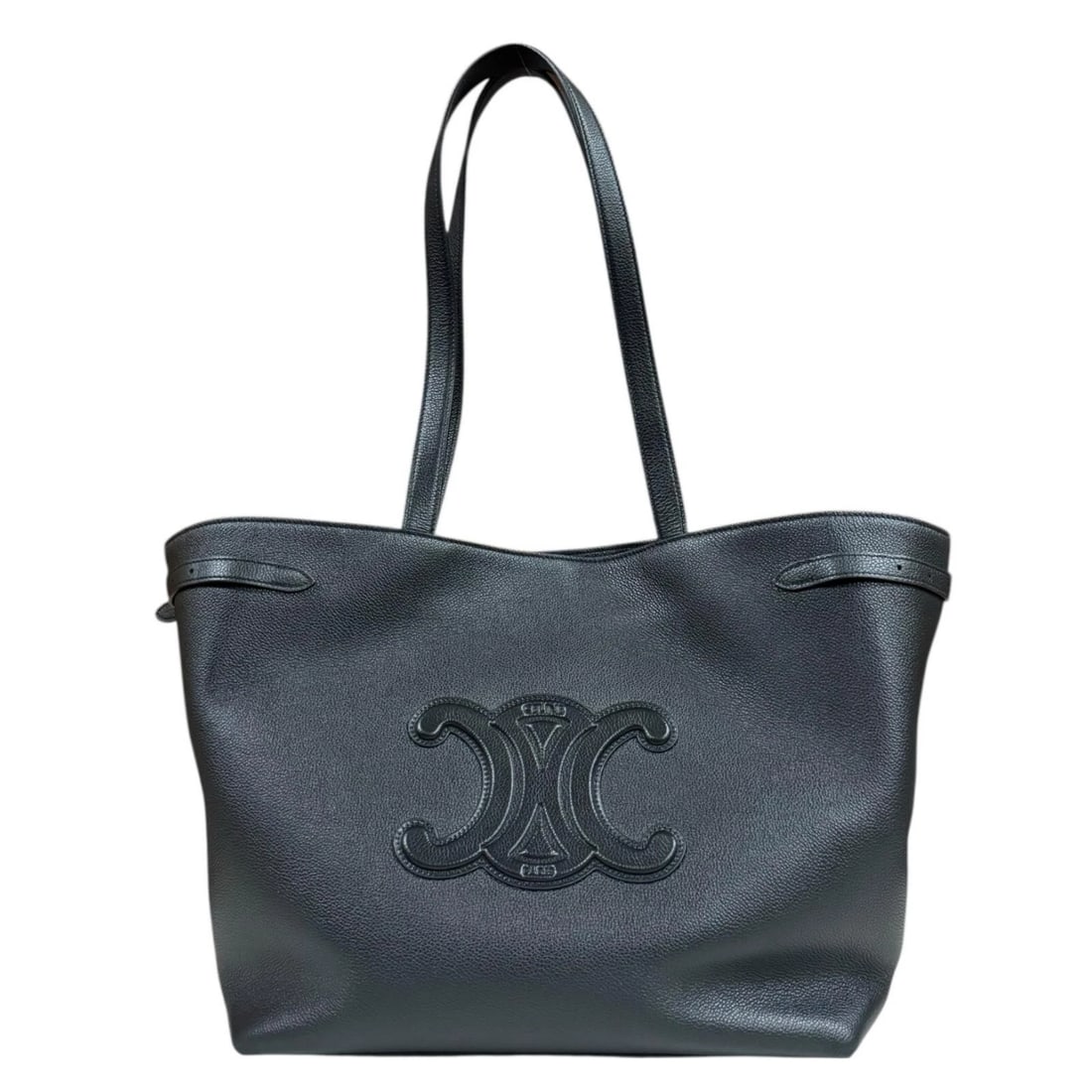 CELINE TOTE BAG MEDIUM CABAS ANAIS CUIR: CELINE Tote Bag Medium Cabas Anais Cuir Brand: CELINE Type/Style: Tote Bag Material: Exterior Material Grained calfskin Color: Exterior color black Size: W11.8 x H11.0 x D5.9inch Accessories: None
