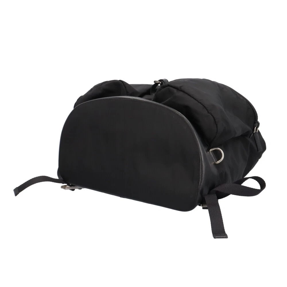 PRADA DAYPACK NYLON LEATHER - 4