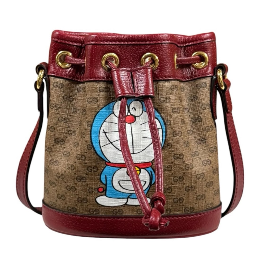 GUCCI SHOULDER BAG PVC LEATHER MINI BAGUETTE BAG: GUCCI Shoulder Bag PVC leather Mini baguette bag Brand: GUCCI Type/Style: Shoulder Bag Material: Exterior Material PVC Color: Exterior color Red Size: W5.9 x H6.5 x D3.0inch Accessories: None