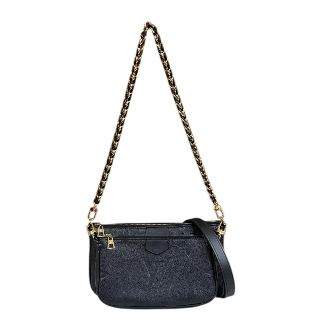 LOUIS VUITTON SHOULDERBAG MONOGRAM ANN PLATT MILTI: LOUIS VUITTON ShoulderBag Monogram Ann Platt Milti Brand: LOUIS VUITTON Type/Style: Shoulder Bag Material: Exterior Material Monogram Ann Platt Color: Exterior color black Size: W9.4 x H5.1 x D1.8inch