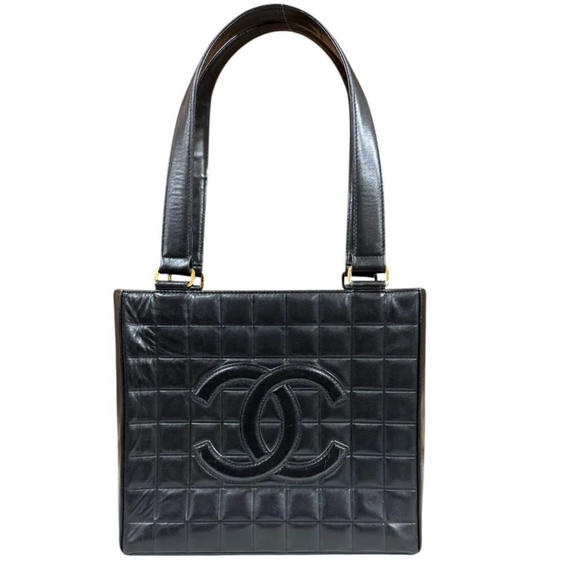 CHANEL TOTE BAG LAMBSKIN: CHANEL Tote Bag lambskin Brand: CHANEL Type/Style: Tote Bag Material: Exterior Material lambskin Color: Exterior color black Size: W9.4 x H8.3 x D3.1inch Handle:21.7inch Accessories: None