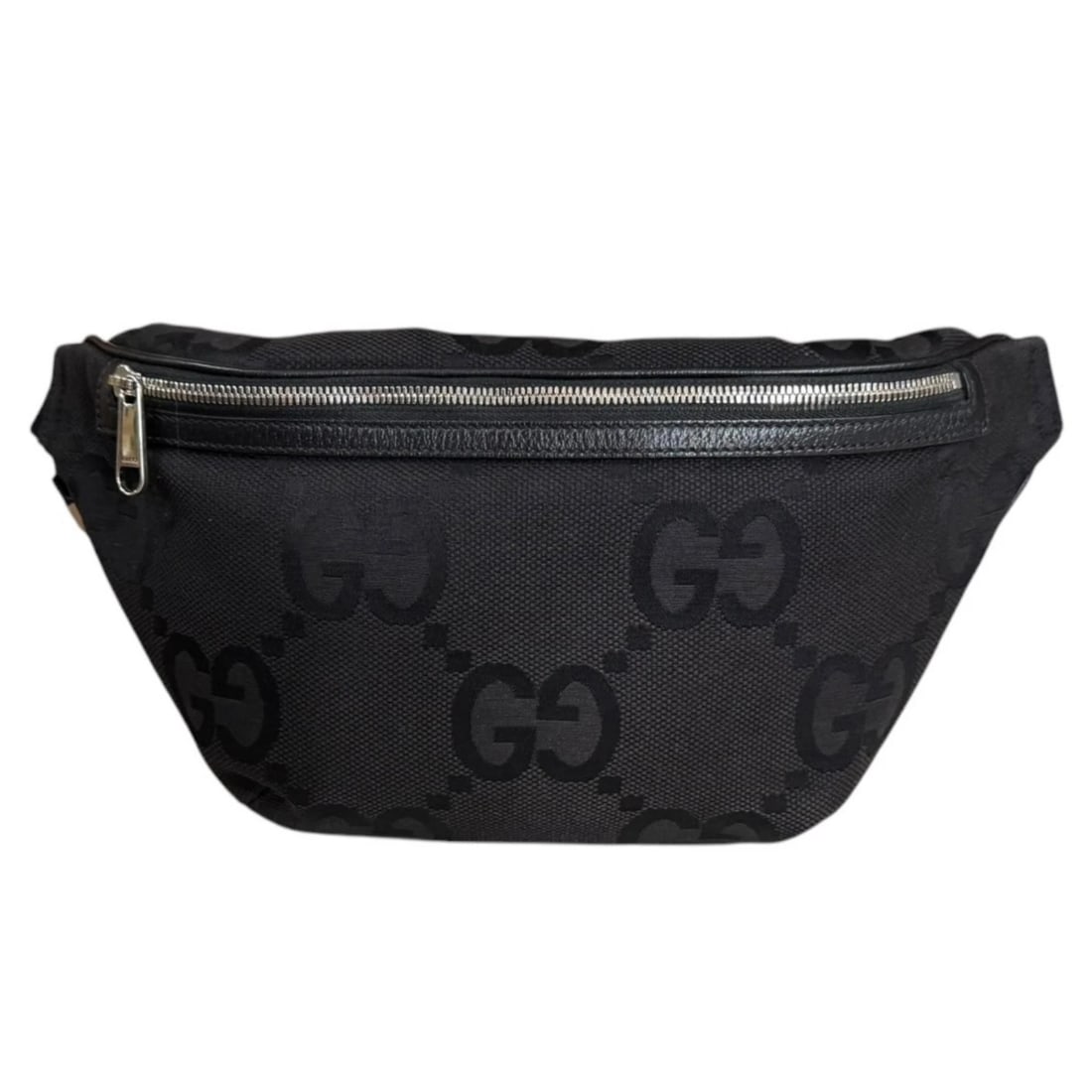 GUCCI SLING BAG BELT BAG: GUCCI Sling Bag Belt bag Brand: GUCCI Type/Style: Sling Bag Material: Exterior Material Jumbo GG canvas Color: Exterior color black Size: W8.7 x H7.5 x D2.0inch Accessories: None Accessori