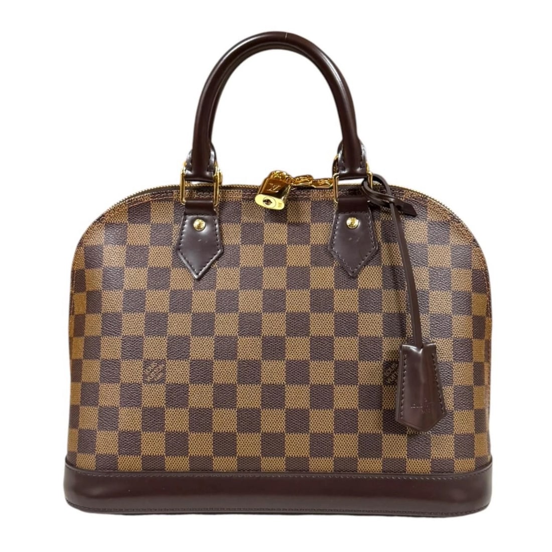 LOUIS VUITTON HANDBAG DAMIER CANVAS ALMA PM: LOUIS VUITTON Handbag Damier canvas Alma PM Brand: LOUIS VUITTON Type/Style: Handbag Material: Exterior Material Damier canvas Color: Exterior color brown Size: W12.2 x H9.1 x D5.9inch