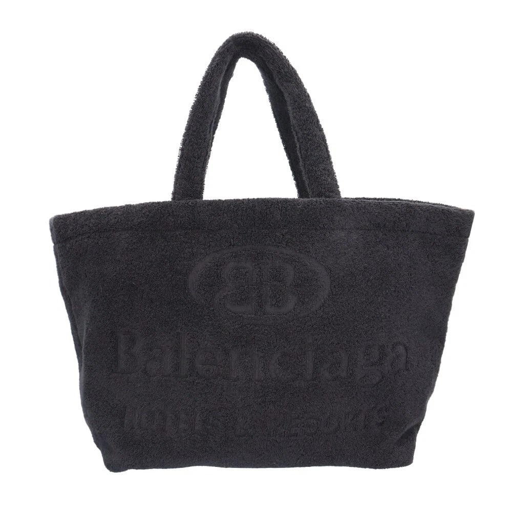 BALENCIAGA TOTE BAG FABRIC JUMBO LARGE TOTE BAG: BALENCIAGA Tote Bag fabric Jumbo Large Tote Bag Brand: BALENCIAGA Type/Style: Tote Bag Material: Exterior Material cloth Color: Exterior color black Size: W15.4 x H13.4 x D8.9inch Handle:19.7inch