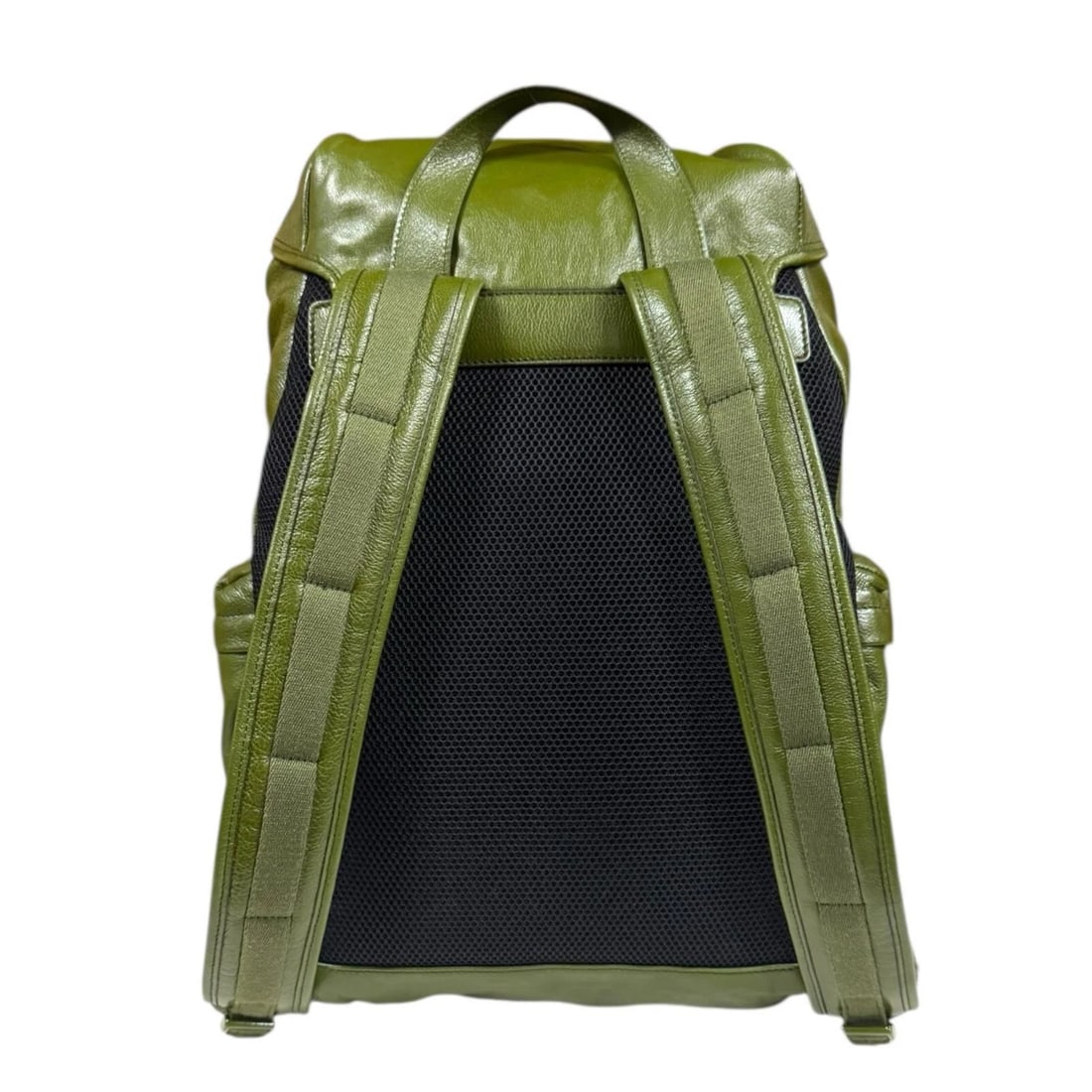GUCCI DAYPACK LEATHER DOUBLE G BACKPACK - 2