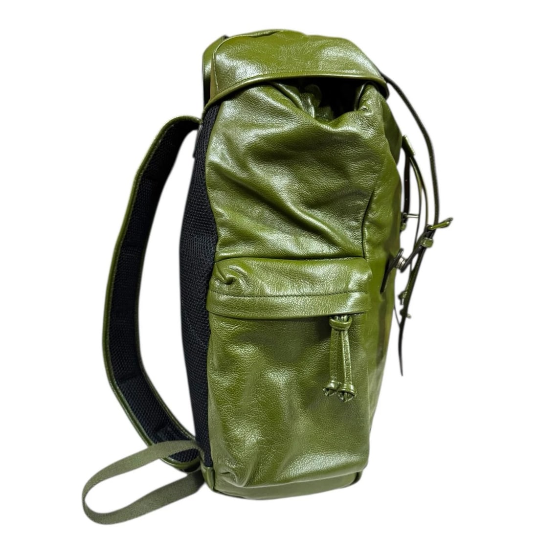 GUCCI DAYPACK LEATHER DOUBLE G BACKPACK - 3