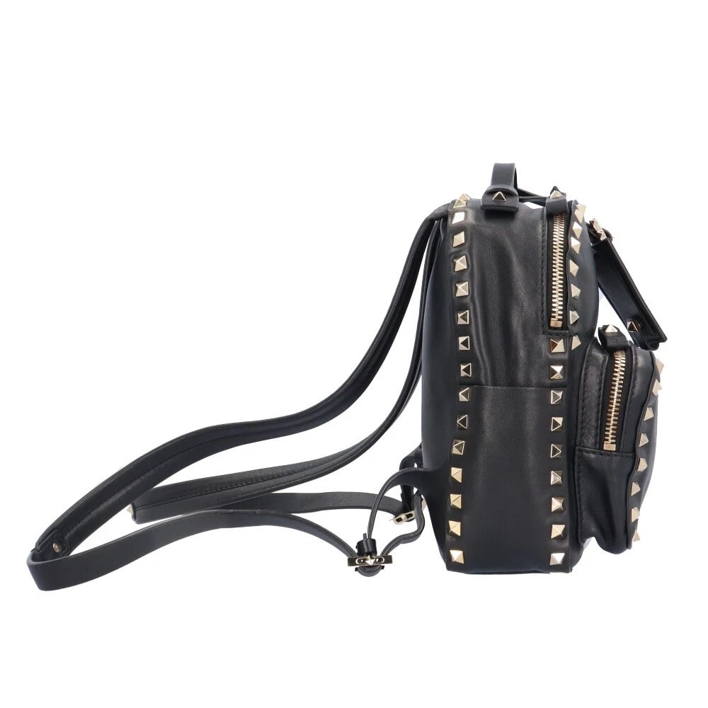 VALENTINO STUDS BACKPACK DAYPACK LEATHER - 3