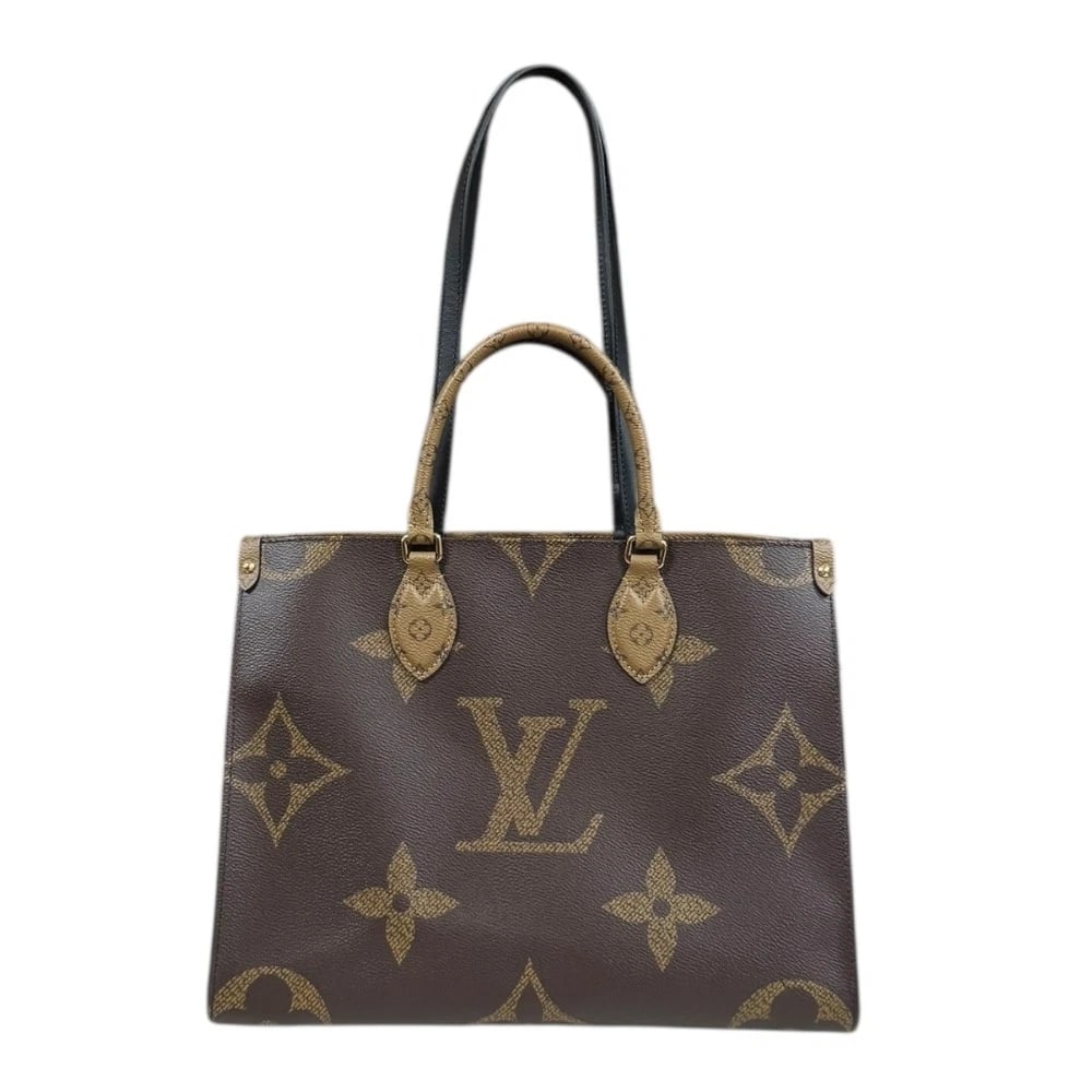 LOUIS VUITTON SHOULDER BAG MONOGRAM REVERSE GIANT: LOUIS VUITTON Shoulder Bag Monogram Reverse Giant Brand: LOUIS VUITTON Type/Style: Shoulder Bag Material: Exterior Material Monogram canvas Color: Exterior color Brown Size: W13.4 x H10.2 x D5.9inch