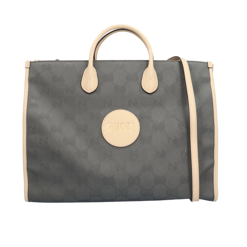 GUCCI SHOULDER BAG NYLON OFF THE GRID: GUCCI Shoulder Bag Nylon Off the grid Brand: GUCCI Type/Style: Shoulder Bag Material: Exterior Material Nylon Color: Exterior color beige Size: W16.9 x H12.6 x D7.1inch Handle:7.1inch Accessories: