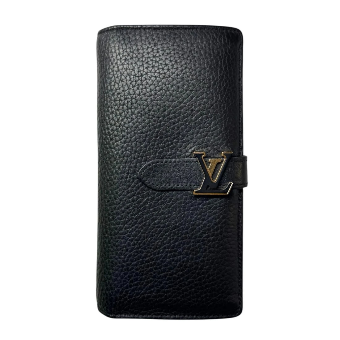 LOUIS VUITTON PURSE VERTICAL WALLET: LOUIS VUITTON purse Vertical Wallet Brand: LOUIS VUITTON Type/Style: purse Material: Exterior Material Taurillon Clemence Leather Color: Exterior color Noir Size: W3.9 x H7.5x D0.7inch Accessories: