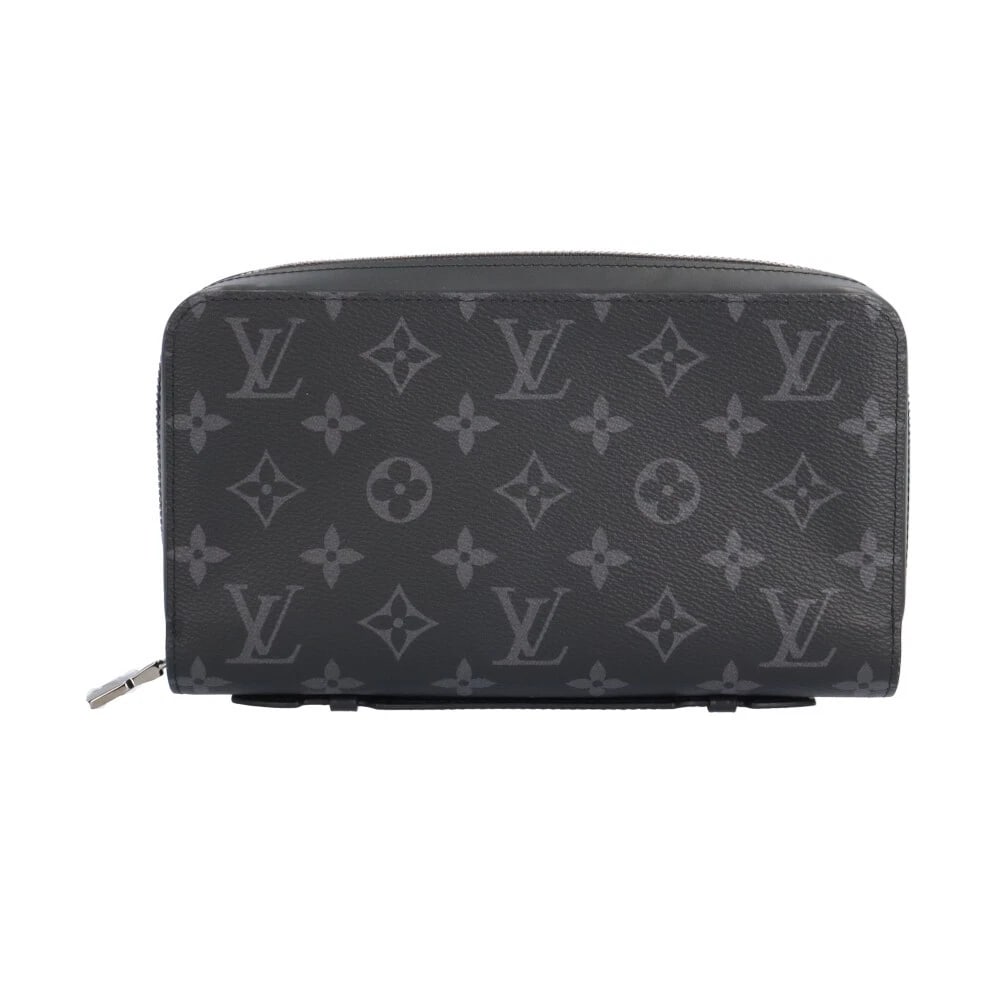 LOUIS VUITTON PURSE MONOGRAM ECLIPSE ZIPPY XL: LOUIS VUITTON purse Monogram Eclipse Zippy XL Brand: LOUIS VUITTON Type/Style: purse Material: Exterior Material Monogram Eclipse Color: Exterior color gray Size: W8.7 x H4.7x D2.0inch Accessories: