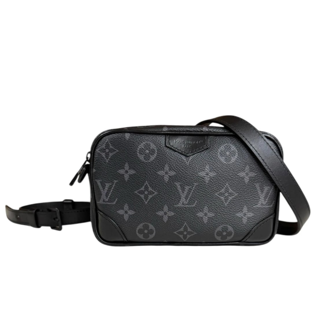 LOUIS VUITTON SHOULDER BAG MONOGRAM ECLIPSE WEARABLE WALLET: LOUIS VUITTON Shoulder Bag Monogram Eclipse Wearable Wallet Brand: LOUIS VUITTON Type/Style: Shoulder Bag Material: Exterior Material Monogram Eclipse Color: Exterior color black Size: W7.9 x H5.1 x