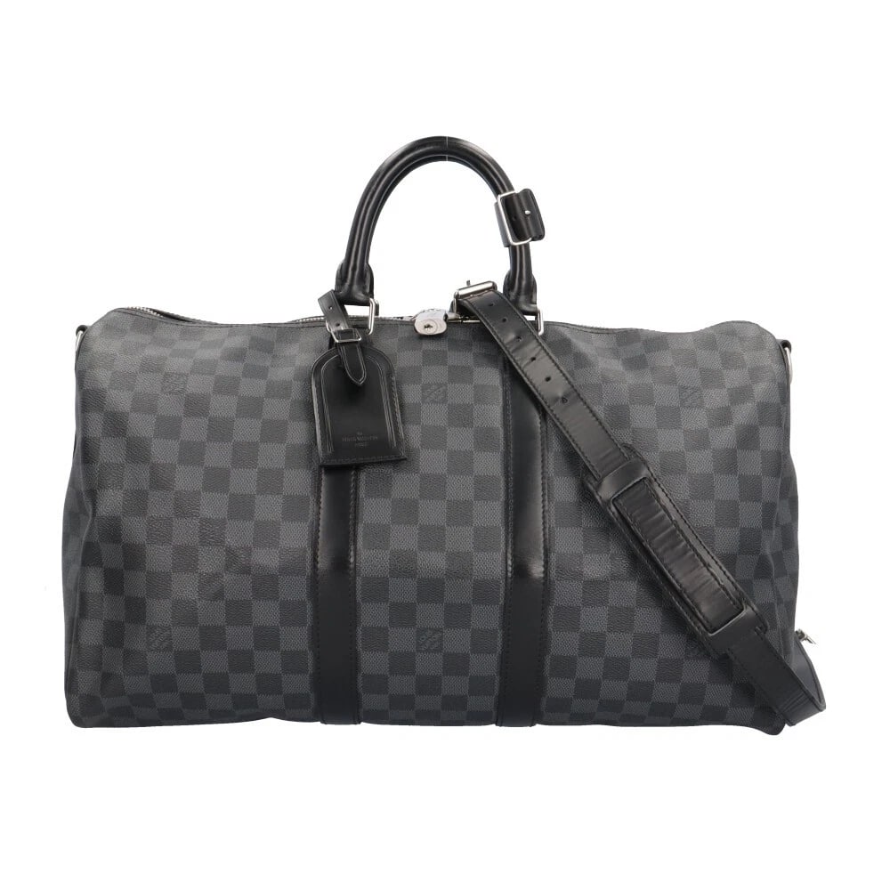 LOUIS VUITTON BOSTON BAG DAMIER GRAFITTO CANVAS 45: LOUIS VUITTON Boston bag Damier Grafitto Canvas 45 Brand: LOUIS VUITTON Type/Style: Boston bag Material: Exterior Material Damier Grafitto Canvas Color: Exterior color gray Size: W18.1 x H10.2 x