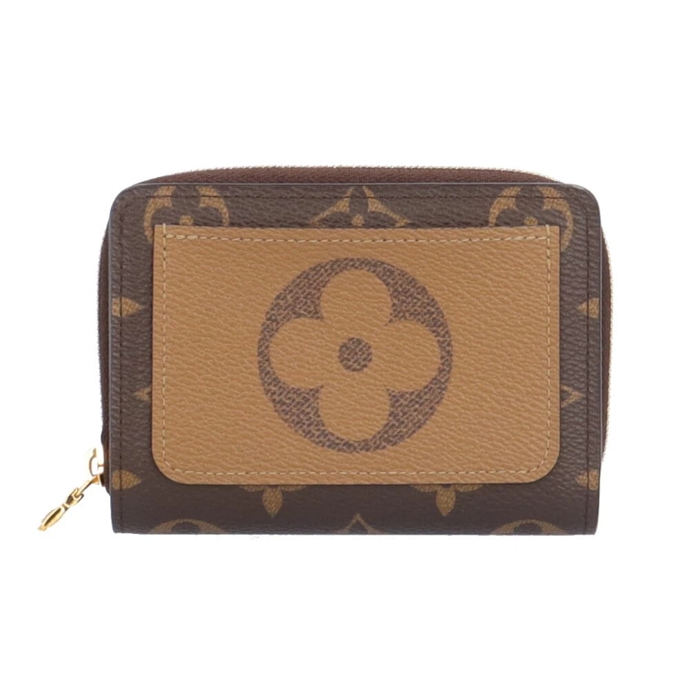 LOUIS VUITTON WALLET MONOGRAM REVERSE MONOGRAM CANVA: LOUIS VUITTON wallet Monogram reverse Monogram canva Brand: LOUIS VUITTON Type/Style: wallet Material: Exterior Material Monogram reverse Color: Exterior color brown Size: W4.5 x H3.3x D1.2inch