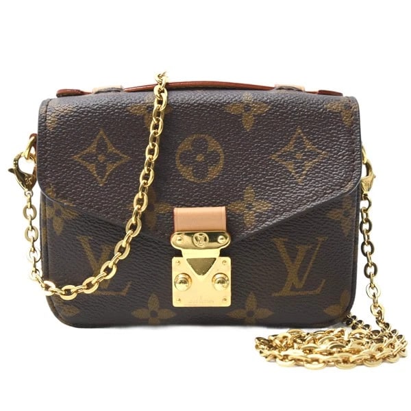 LOUIS VUITTON MICRO METIS SHOULDER BAG MONOGRAM: Louis Vuitton Micro Metis Shoulder Bag Monogram Brand: LOUIS VUITTON Type/Style: Shoulder Bag Material: None Color: None Size: W: 13cm x H: 10cm x D: 4cm Accessories: None Accessories Notice: When
