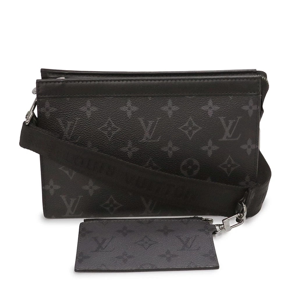 LOUIS VUITTON MONOGRAM ECLIPSE BLACK SHOULDER BAG (1 of 5)