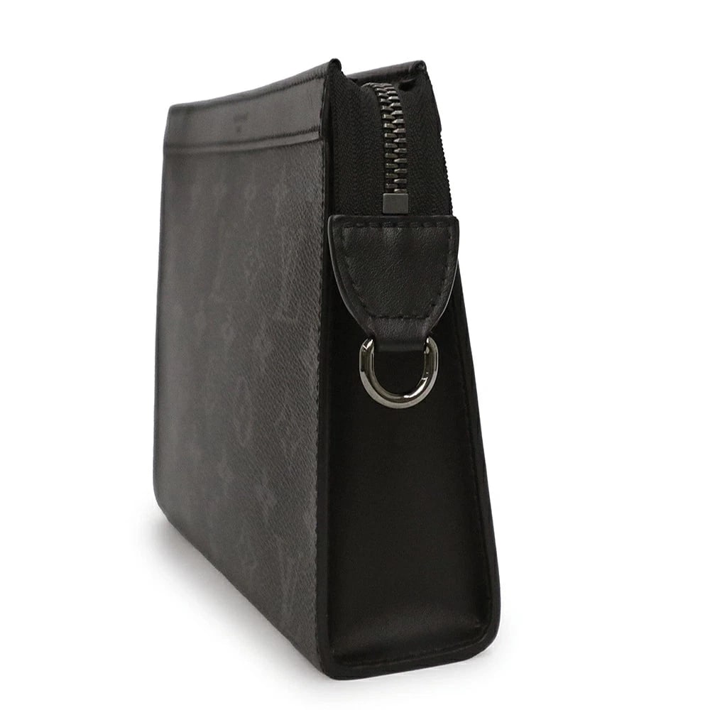 LOUIS VUITTON MONOGRAM ECLIPSE BLACK SHOULDER BAG - 3