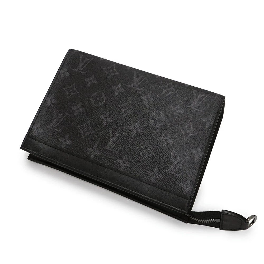 LOUIS VUITTON MONOGRAM ECLIPSE BLACK SHOULDER BAG - 5