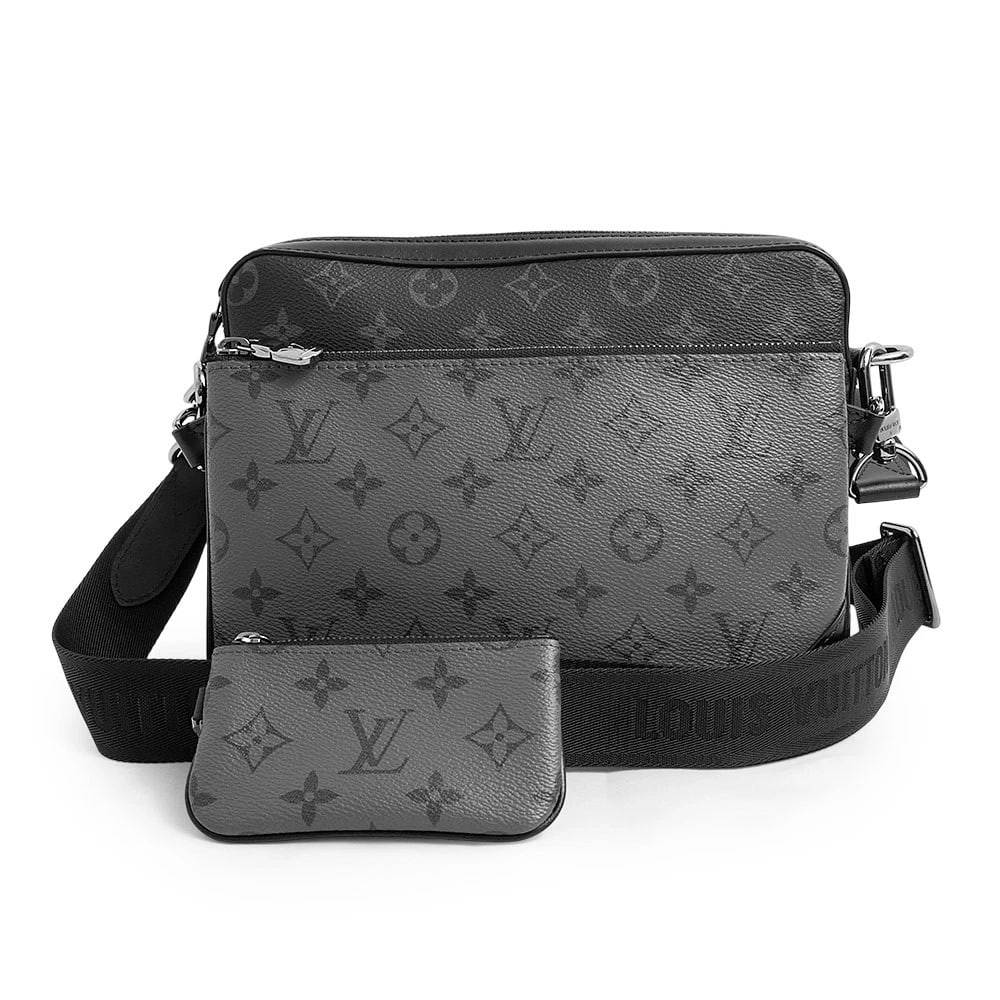 LOUIS VUITTON SHOULDER BAG MONOGRAM ECLIPSE BLACK (1 of 5)