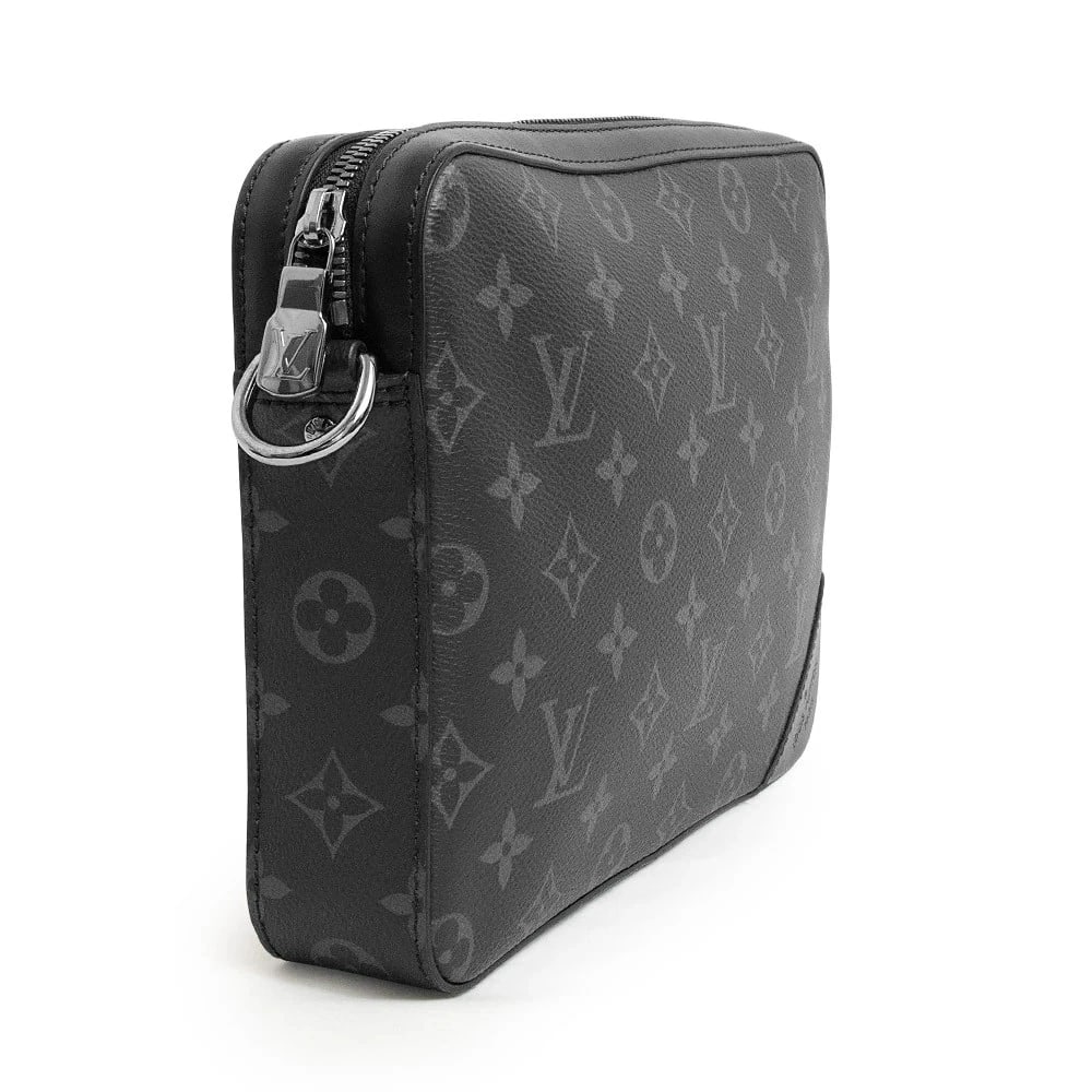LOUIS VUITTON SHOULDER BAG MONOGRAM ECLIPSE BLACK - 3