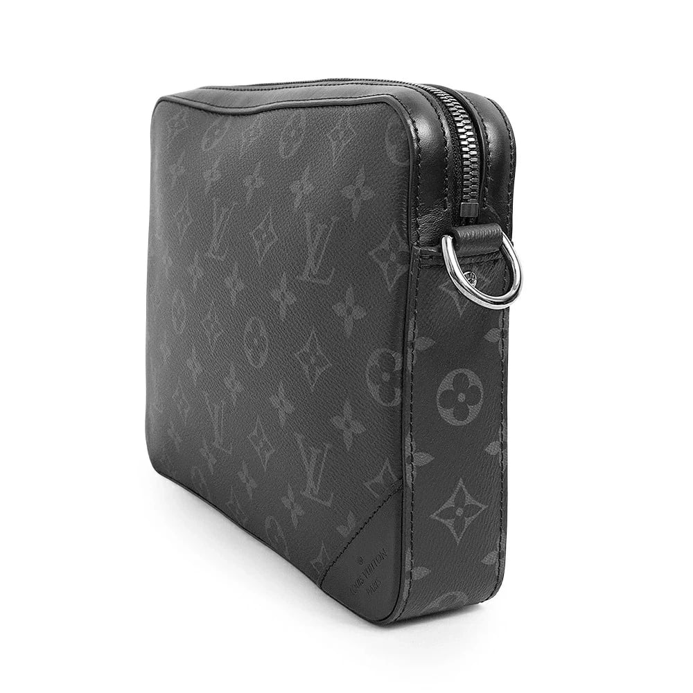 LOUIS VUITTON SHOULDER BAG MONOGRAM ECLIPSE BLACK - 4
