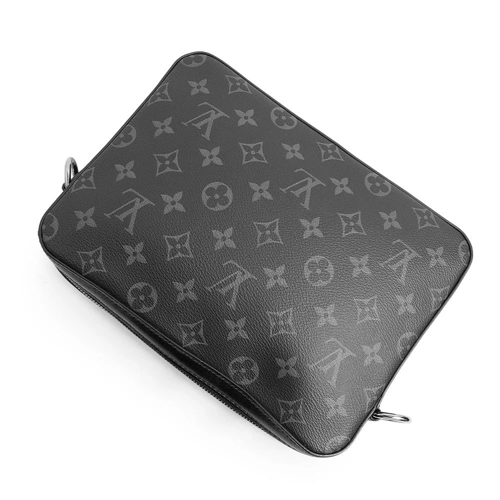 LOUIS VUITTON SHOULDER BAG MONOGRAM ECLIPSE BLACK - 5