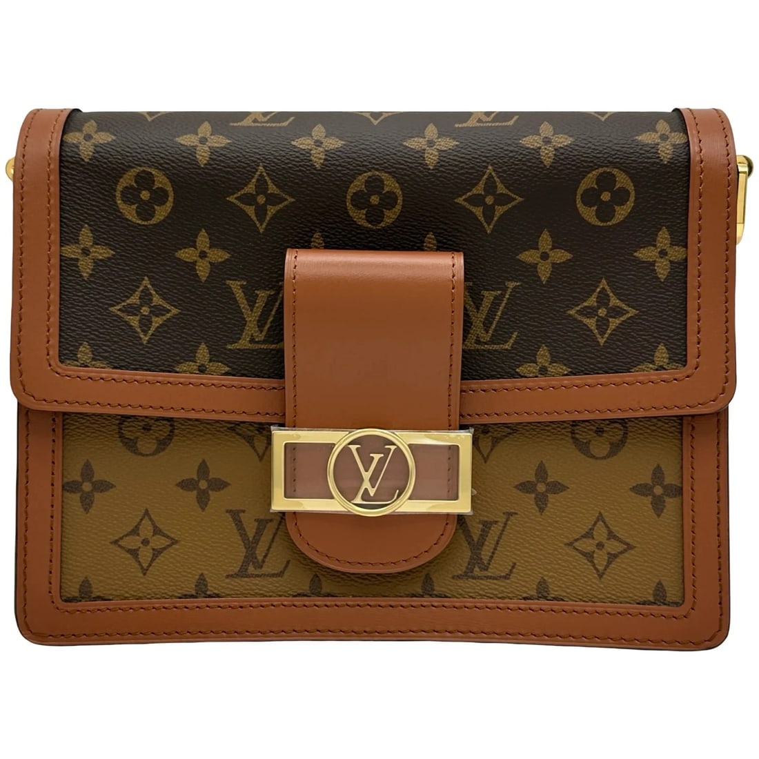 LOUIS VUITTON BROWN MONOGRAM REVERSE SHOULDER BAG - 2