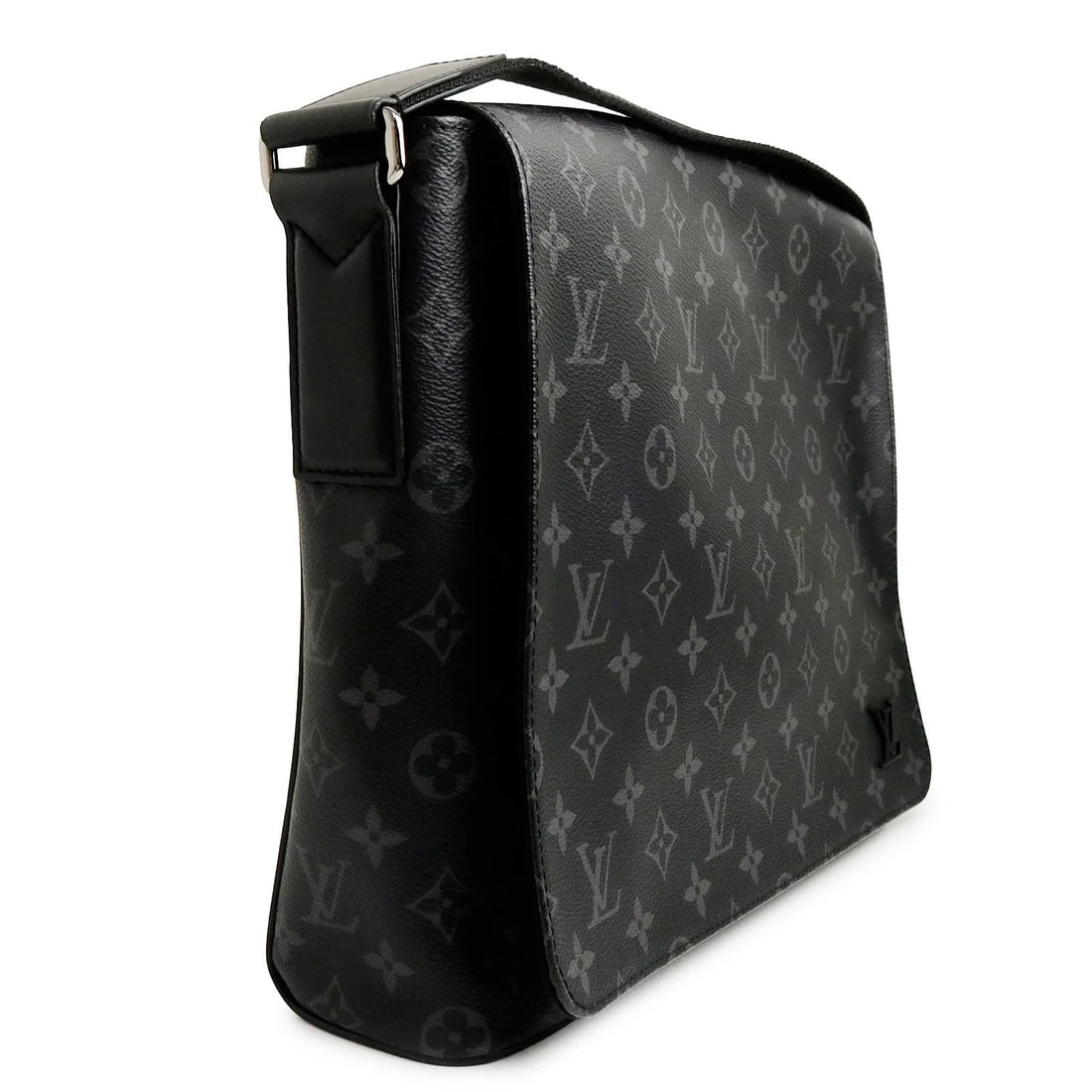 LOUIS VUITTON MONOGRAM ECLIPSE BLACK SHOULDER BAG - 2