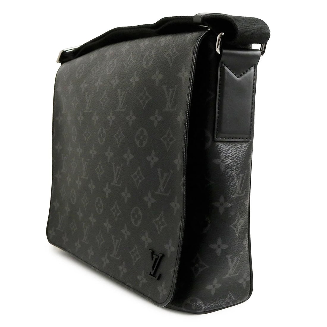 LOUIS VUITTON MONOGRAM ECLIPSE BLACK SHOULDER BAG - 3