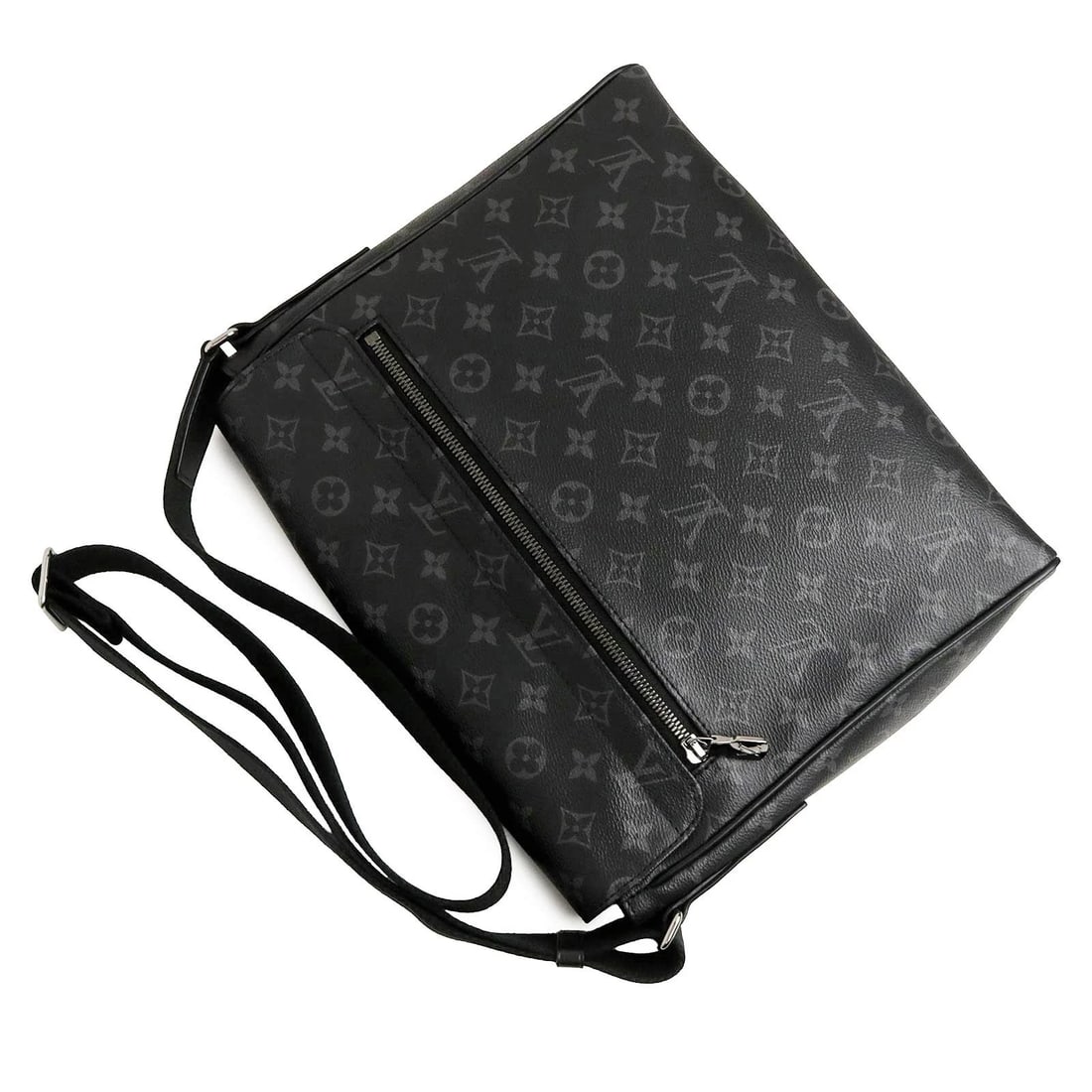 LOUIS VUITTON MONOGRAM ECLIPSE BLACK SHOULDER BAG - 4