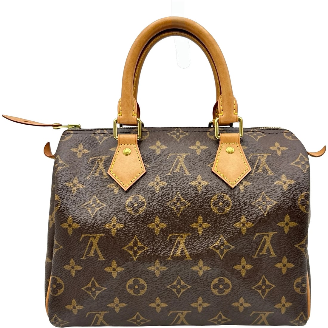 LOUIS VUITTON SPEEDY 25 BROWN MONOGRAM CANVAS HANDBAG: Louis Vuitton Speedy 25 Brown Monogram Canvas Handbag Brand: LOUIS VUITTON Type/Style: Handbag Material: Monogram Canvas Color: brown Size: W: 25cm / H: 19cm / D: 15cm Accessories: None Ac