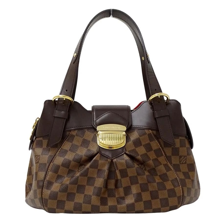 LOUIS VUITTON DAMIER SISTINA PM SHOULDER BAG HANDBAG: Louis Vuitton Damier Sistina PM Shoulder Bag Handbag Brand: Louis Vuitton Type/Style: Shoulder Bag Material: Damier Canvas Color: Damier Ebene Size: W: 38cm (maximum) / H: 23cm / D: 13.5cm Accesso