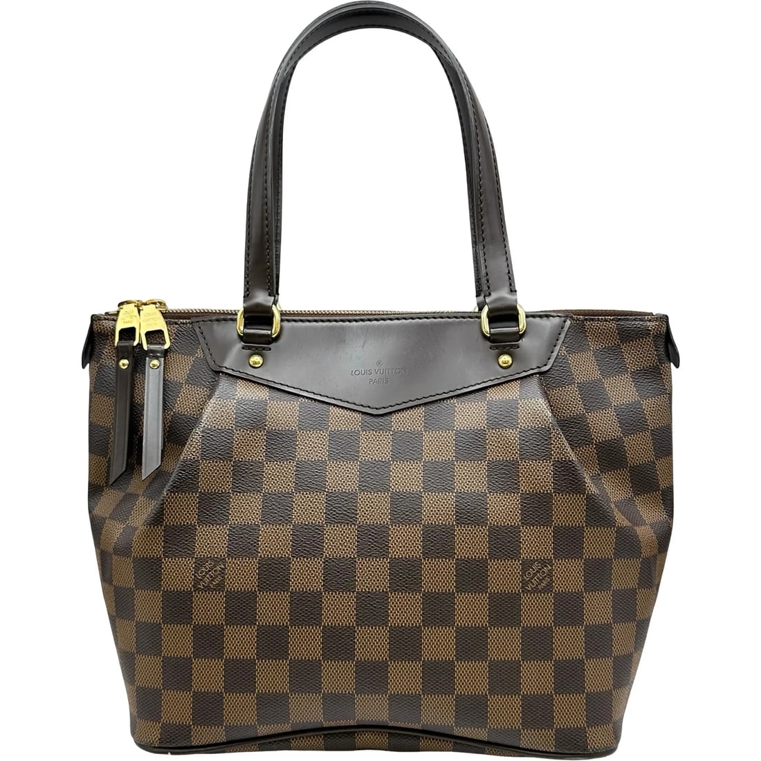 LOUIS VUITTON BROWN DAMIER EBENE SHOULDER BAG: LOUIS VUITTON Brown Damier Ebene Shoulder Bag Brand: LOUIS VUITTON Type/Style: Shoulder Bag Material: Damier Ebene Color: brown Size: W: 25cm / H: 22cm / D: 13cm Accessories: None Accessories Notice: